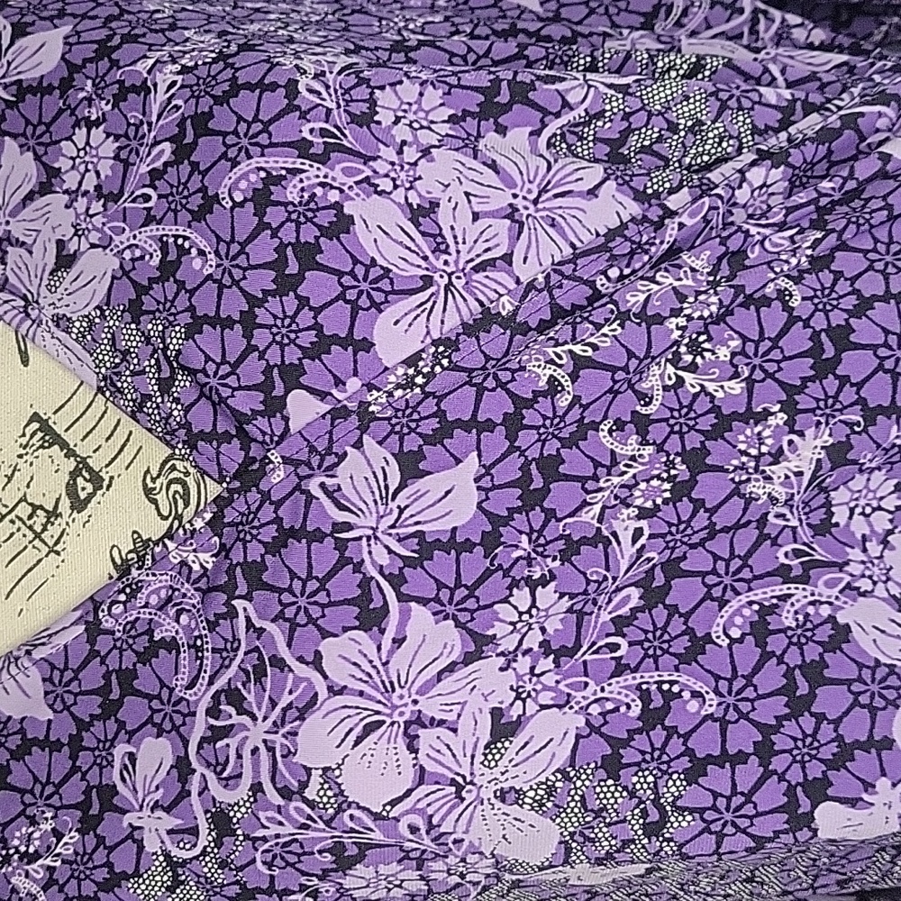 Purple Floral Dress - Picture 3 of 8